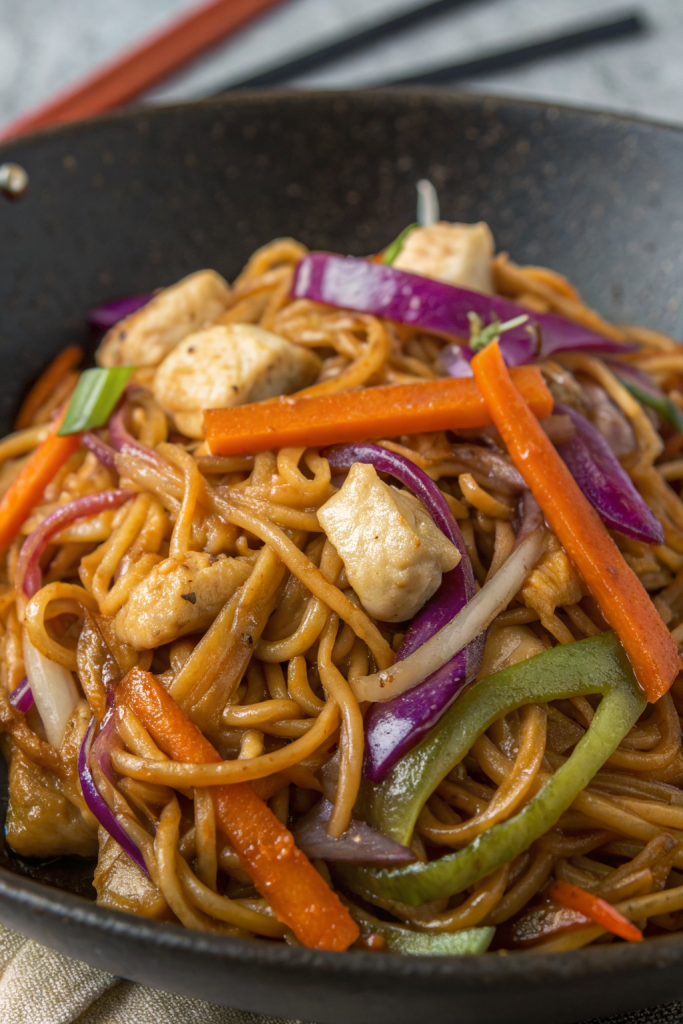 Tasty Saucy Udon Noodles Recipe