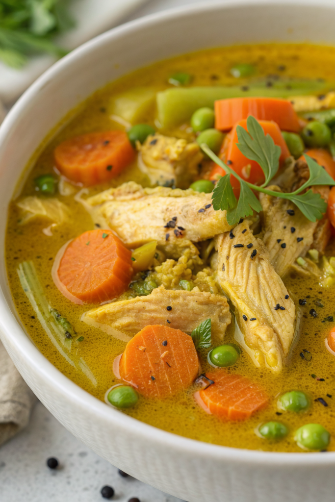 Anti Inflammatory Turmeric Chicken Soup Recipe