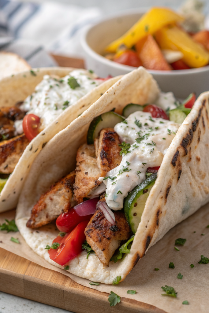 Authentic Greek Chicken Gyros Recipe