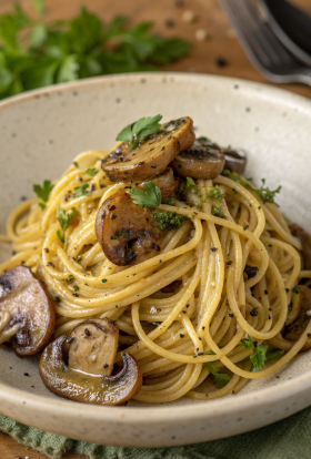 Caramelized Leek and Mushroom Gruyere Pasta Recipe
