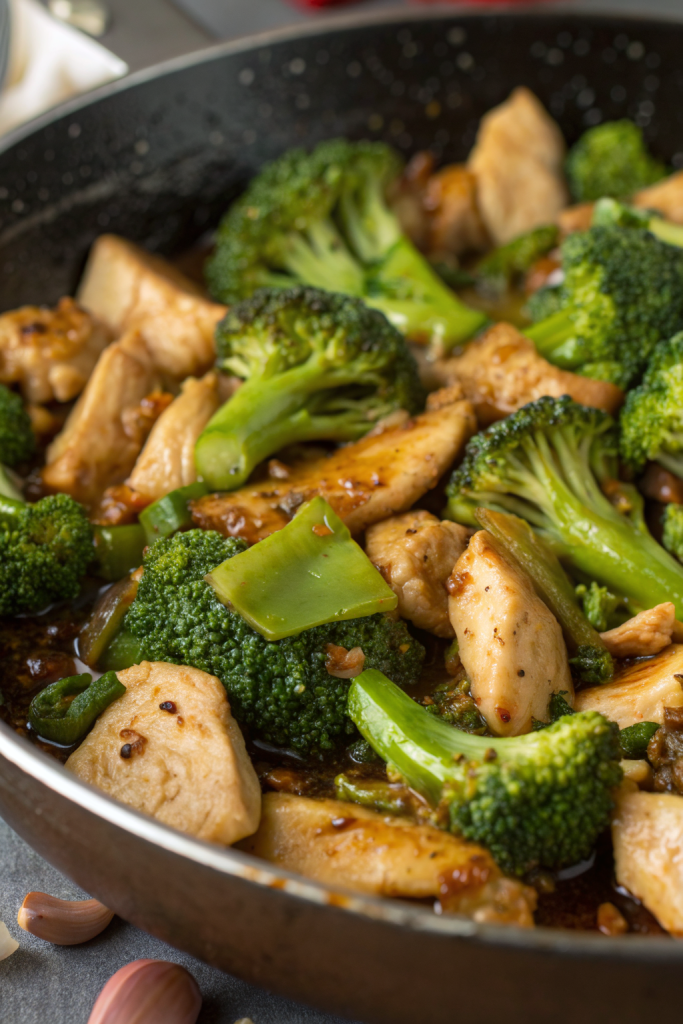 Chicken and Broccoli Chinese Takeout Style