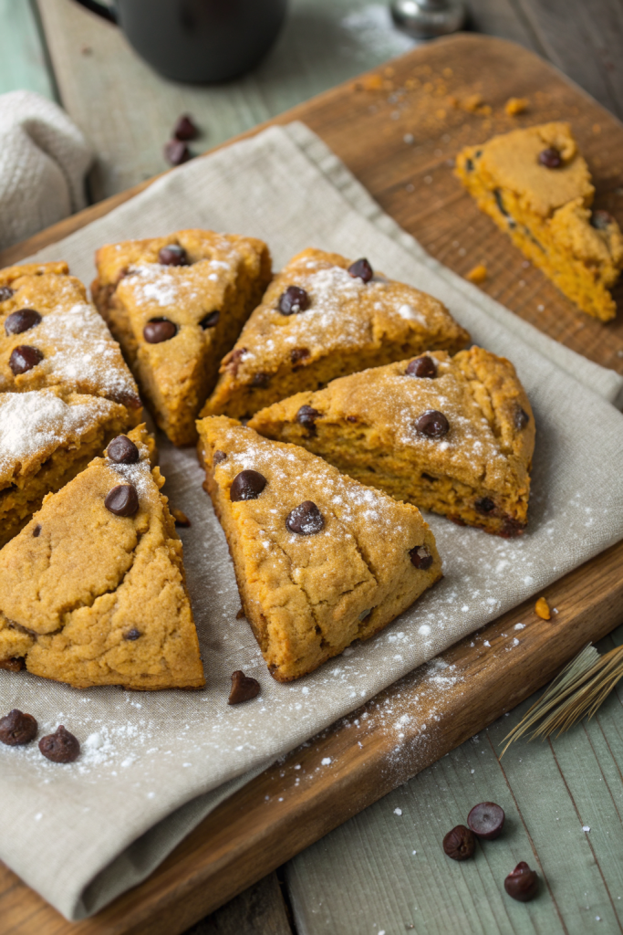 Chocolate Chip Pumpkin Scones Recipe