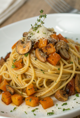Creamy Lemon Butternut Squash Pasta Recipe