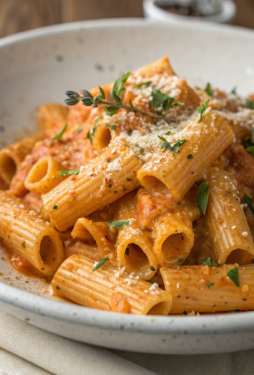 Creamy Parmesan Pumpkin Pasta Recipe