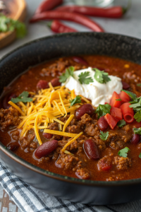 Ground Beef Stovetop Chili Recipe