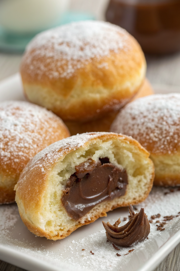 Hazelnut Cream Beignets Recipe