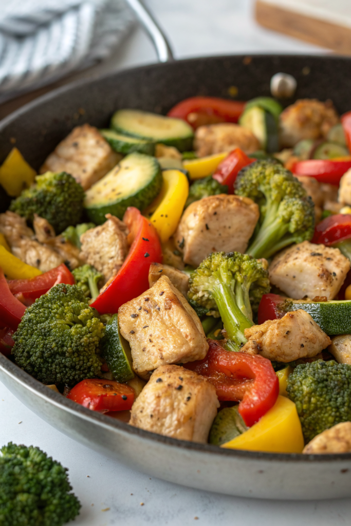 Healthy Chicken and Vegetable Skillet Recipe