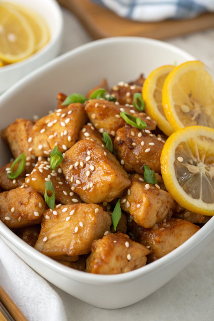 Healthy Chinese Lemon Chicken Recipe