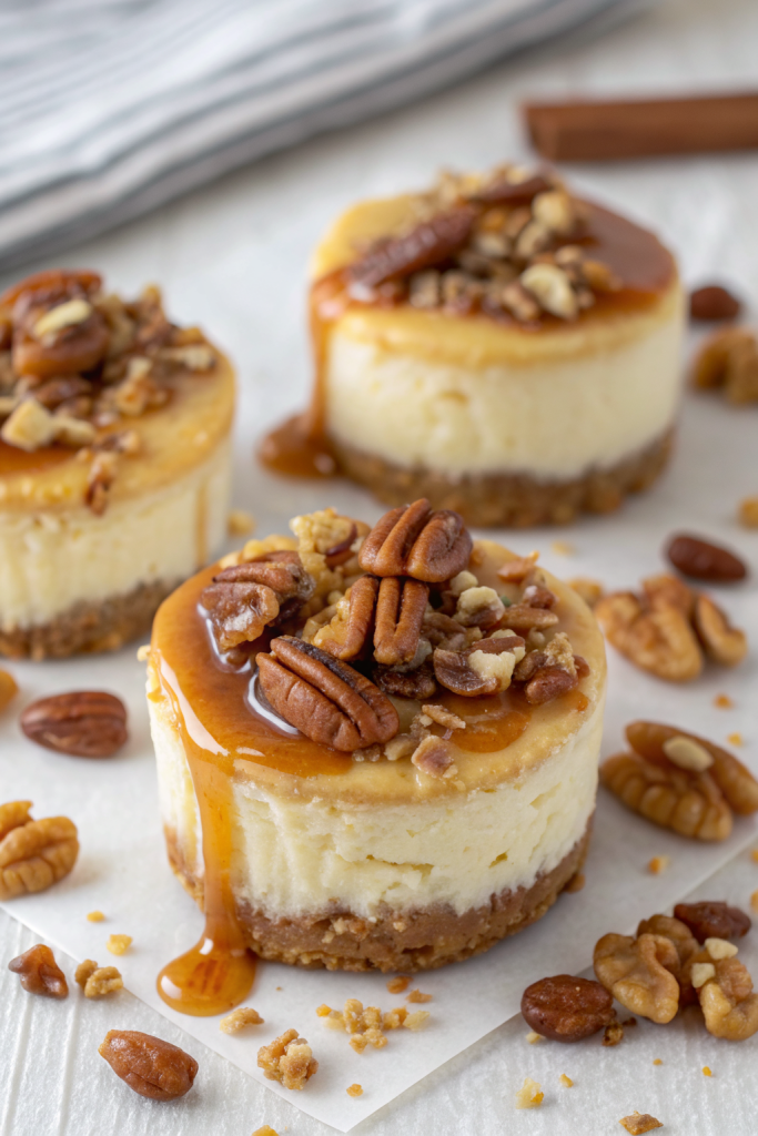 Mini Caramel Cheesecakes Recipe