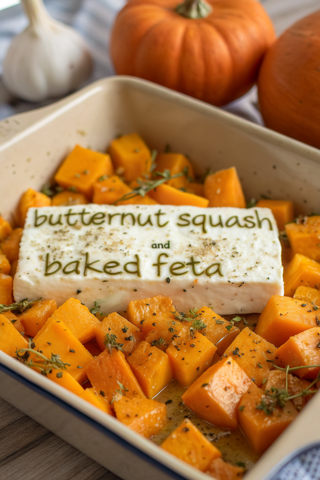 Pumpkin Feta Pasta Recipe