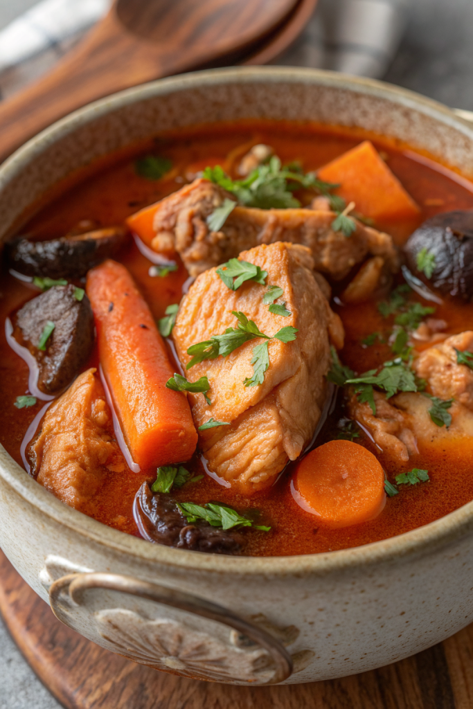Slow Cooker Korean Chicken Stew Recipe