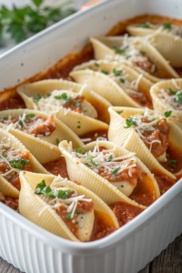 Stuffed Shells With Pumpkin Cream Sauce